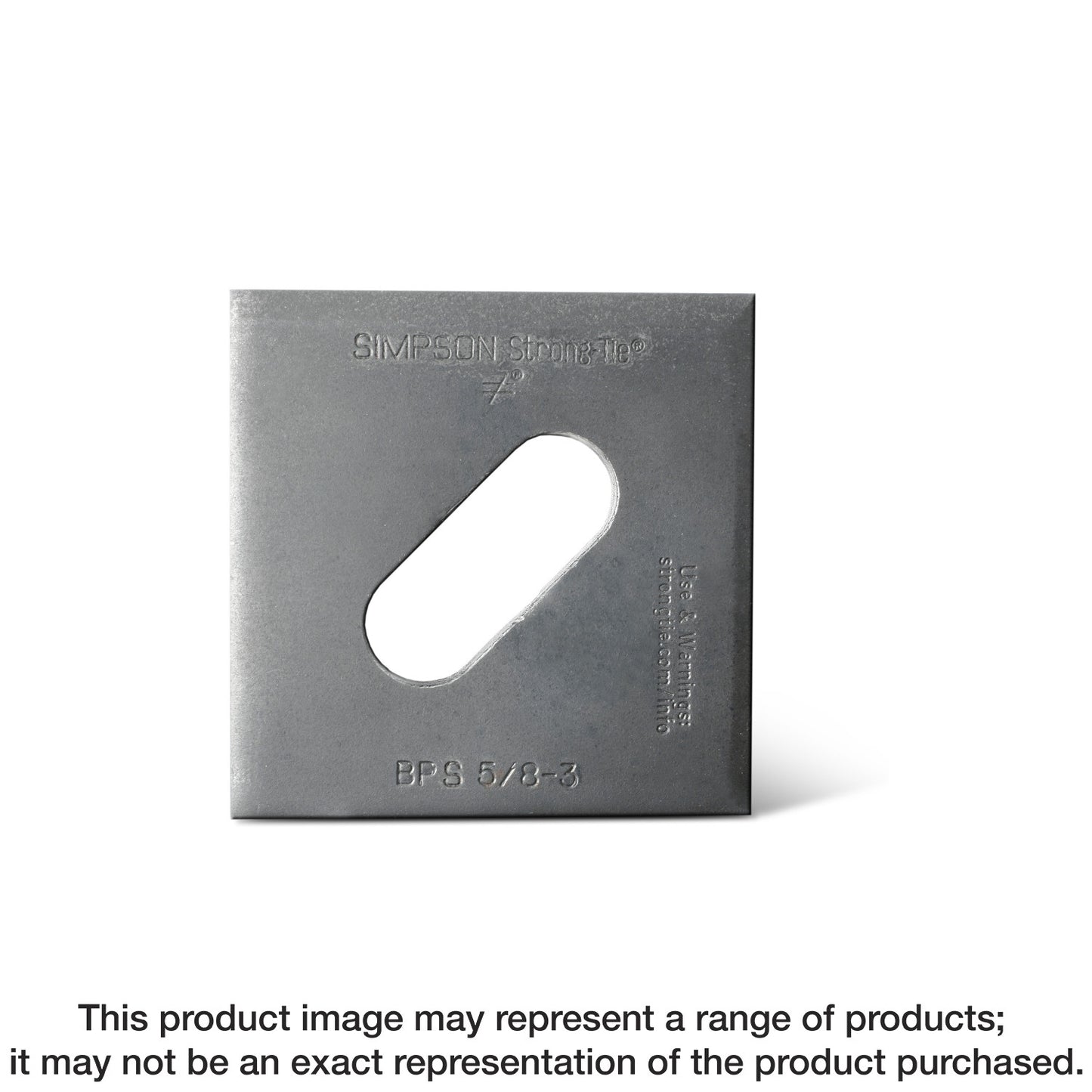 Simpson Strong-Tie BPS 5/8-6 BPS 3 in. x 4-1/2 in. Slotted Bearing Plate with 5/8 in. Bolt Dia. (Pack of 1000)