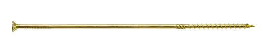 Simpson Strong-Tie SDCP221134 Strong-Drive® SDCP TIMBER-CP Screw — 0.315-in. x 11-3/4-in. T40, Yellow Zinc (250-Qty)
