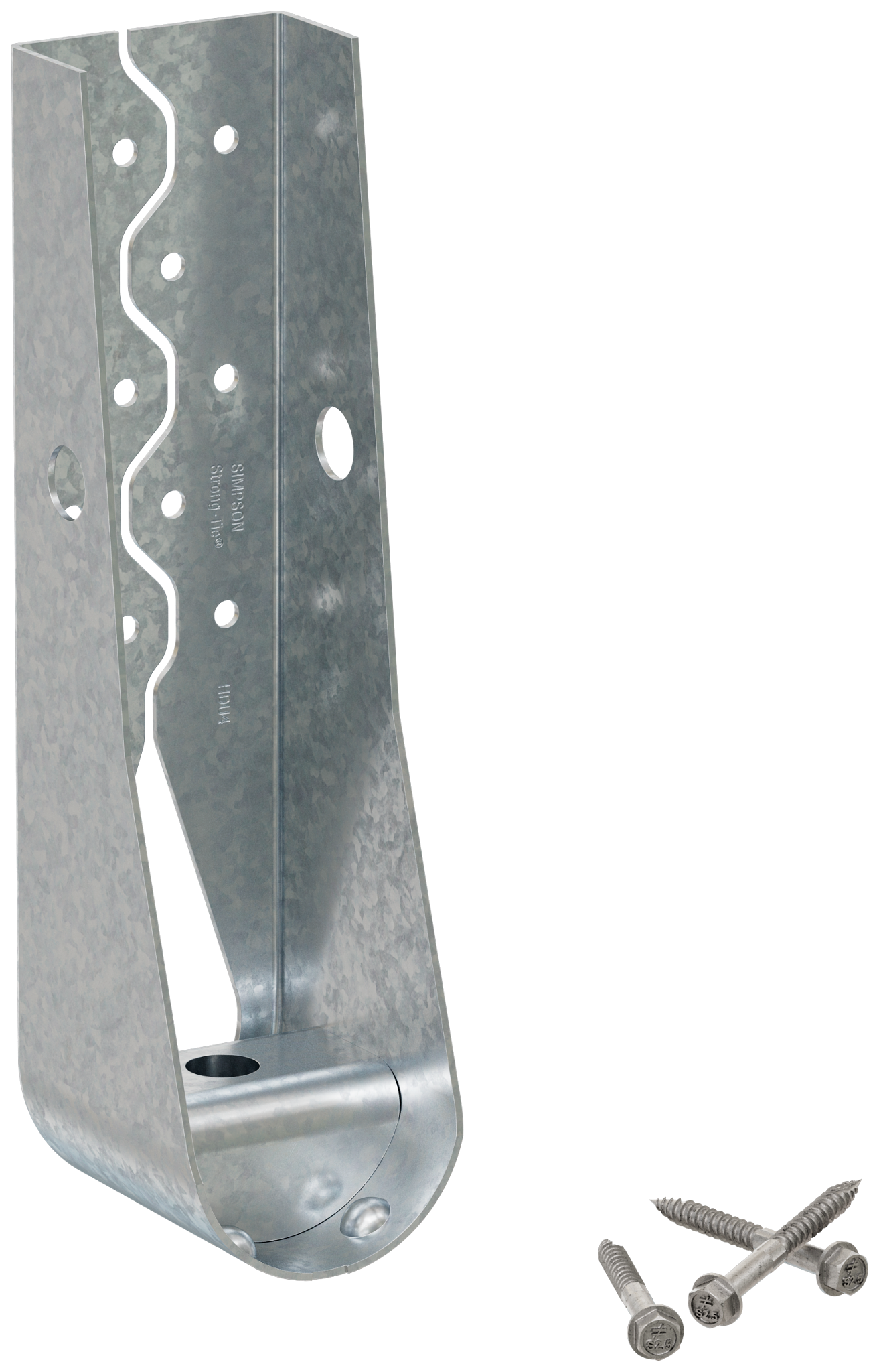 Simpson Strong-Tie HDU4-SDS2.5 HDU 10-15/16 in. Galvanized Predeflected Holdown with Strong-Drive® SDS Screws