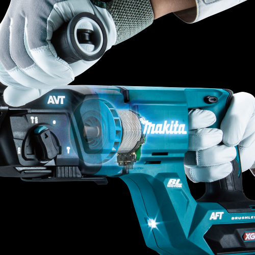 Makita GRH07M1 40V max XGT® Brushless Cordless 1-1/8" SDS-PLUS AVT® Rotary Hammer Kit, AFT® and AWS® Capable (4.0Ah)