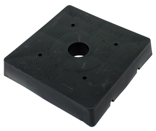 Simpson Strong-Tie CPS6 CPS Composite Plastic Standoff for 6x6 (Pack of 25)