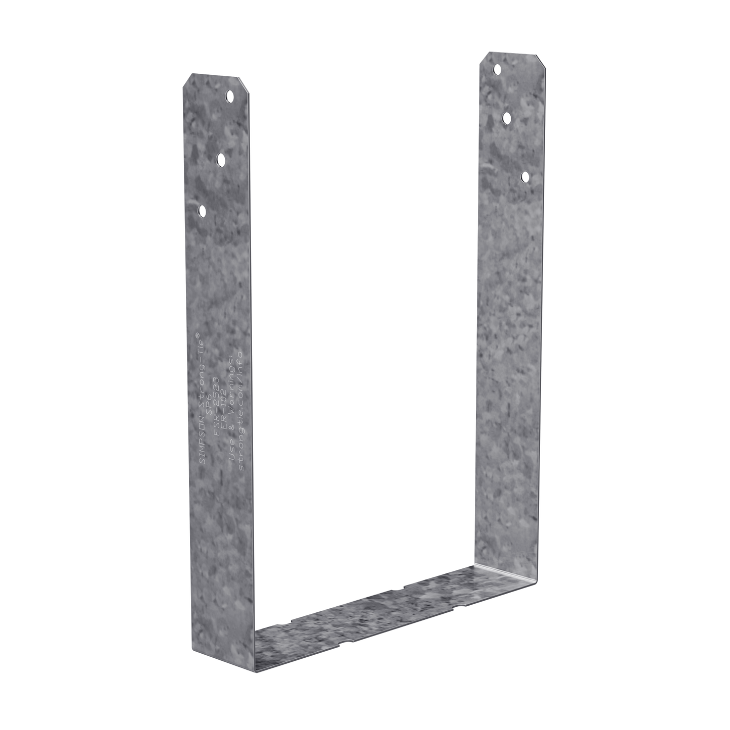 Simpson Strong-Tie SP6Z SP 5-9/16 in. x 7-3/4 in. ZMAX® Galvanized Stud-Plate Tie (Pack of 100)