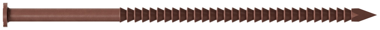 Simpson Strong-Tie S8SNDR1 Painted Siding Nail — 2-1/2 in. x .092 in. Type 304 Stainless Steel, Redwood (1 lb.) (Pack of 10)