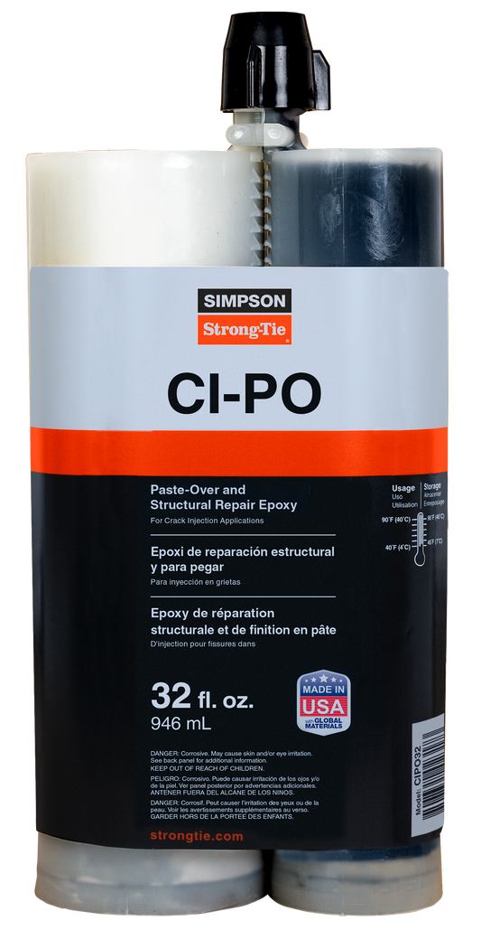 Simpson Strong-Tie CIPO32 CI-PO™ Paste-Over and Structural Repair Epoxy (32 oz.) (Pack of 375)