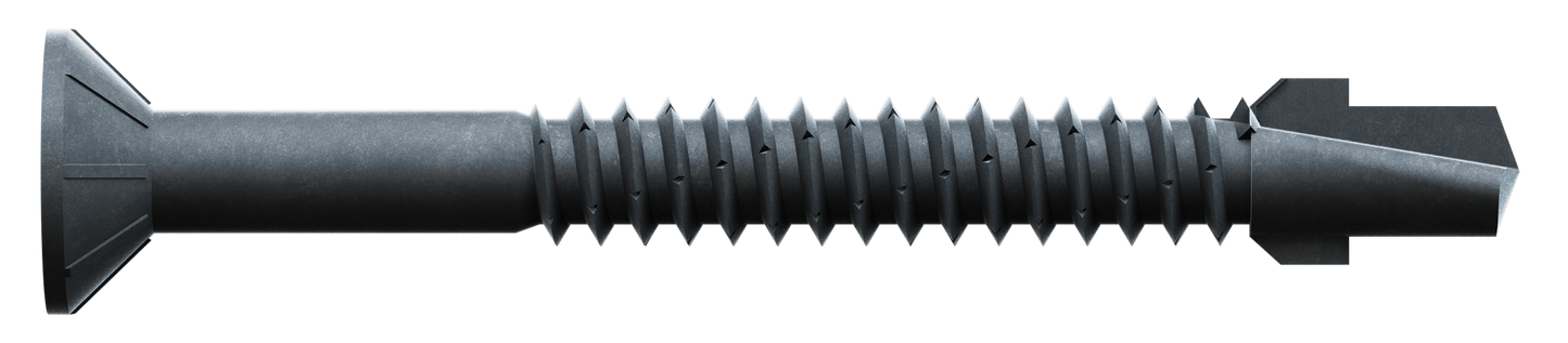 Simpson Strong-Tie TBP1460S Strong-Drive® TB WOOD-TO-STEEL Screw (Collated) — #14 x 2-3/8 in. Black Phos. (750-Qty)