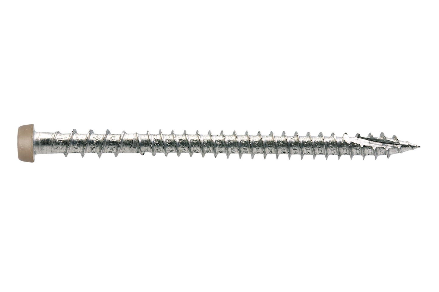 Simpson Strong-Tie DCU234TNR350 Deck-Drive™ DCU COMPOSITE Screw — #10 x 2-3/4 in. T20, Quik Guard®, Tan (350-Qty) (Pack of 6)