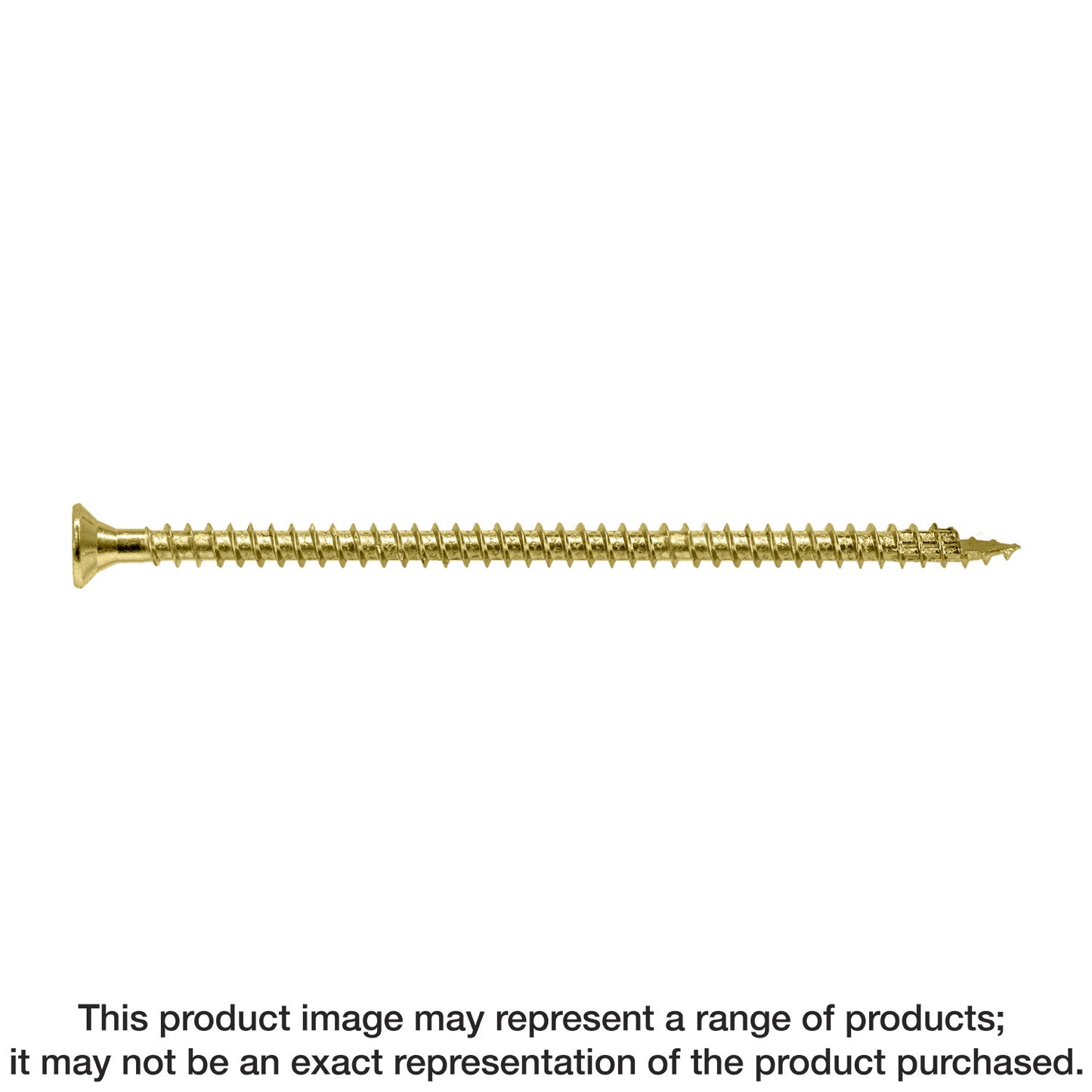 Simpson Strong-Tie SDCF22700 Strong-Drive® SDCF TIMBER-CF Screw — 0.315 in. x 7 in. T40, Yellow Zinc (250-Qty)