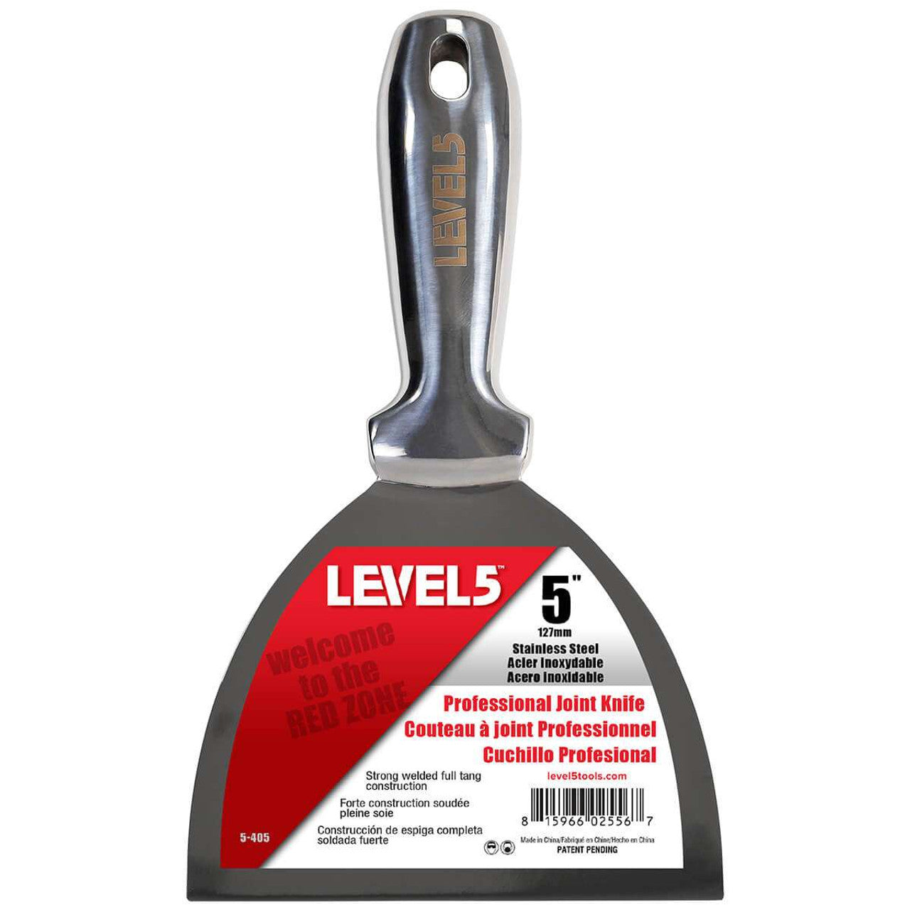 Level 5 Tools 5-405 5" Welded Stainless Steel Joint Knife