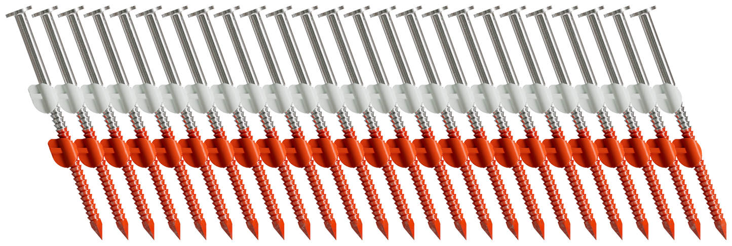 Simpson Strong-Tie T12A237CNB 20°–22° Plastic Strip, Full Round Head, Ring-Shank Nail — 2-3/8 in. x .113 in. Type 316 (5000-Qty) (Pack of 80)