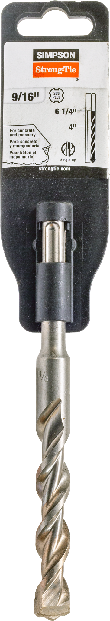 Simpson Strong-Tie MDPL05606 9/16 in. x 6-1/4 in. SDS-plus® Shank Drill Bit (Pack of 40)