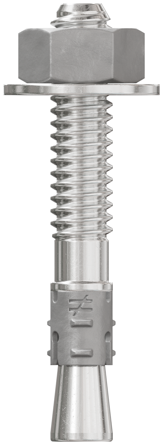 Simpson Strong-Tie STB2-25134S4F100 Strong-Bolt® 2 — 1/4 in. x 1-3/4 in. Type 304 Stainless-Steel Wedge Anchor, Fully Assembled (100-Qty) (Pack of 420)