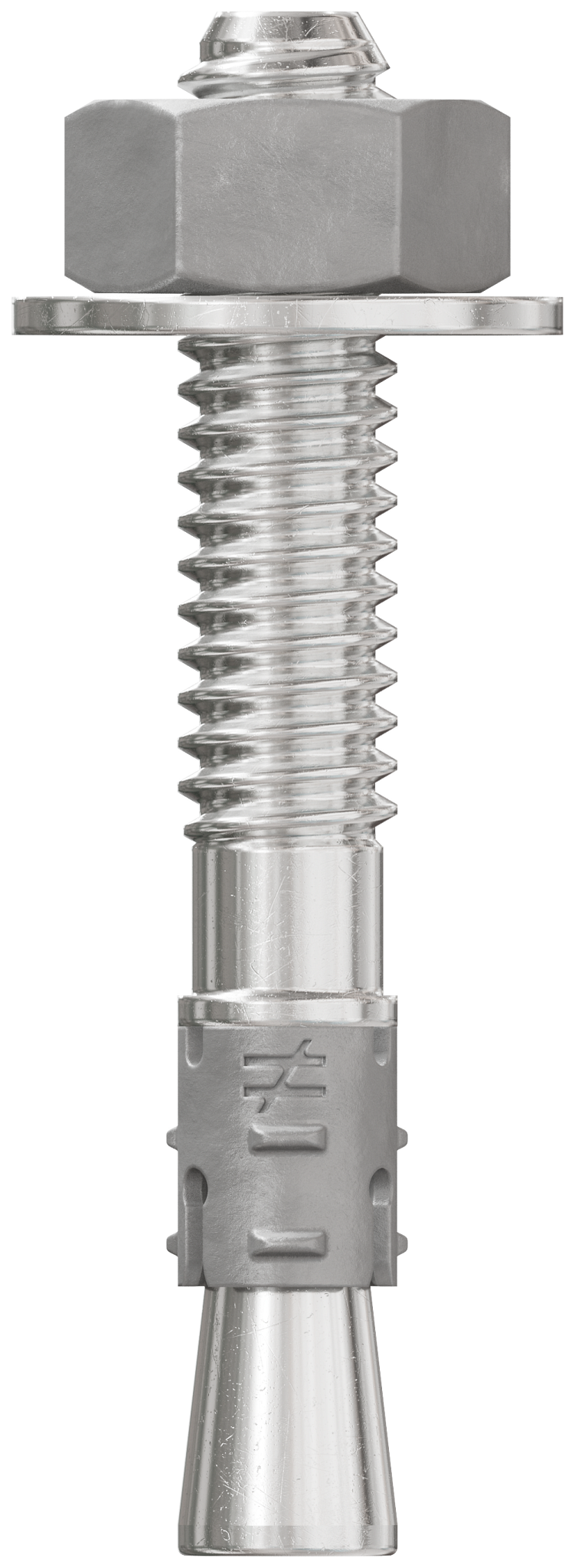 Simpson Strong-Tie STB2-25134S4F100 Strong-Bolt® 2 — 1/4 in. x 1-3/4 in. Type 304 Stainless-Steel Wedge Anchor, Fully Assembled (100-Qty) (Pack of 4)