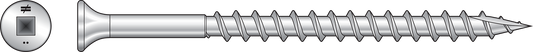 Simpson Strong-Tie SS3DSC212BS Bugle-Head Wood Screw (Collated) — #10 x 2-1/2 in. #3 Square Drive, Type 305 (1500-Qty) (Pack of 100)