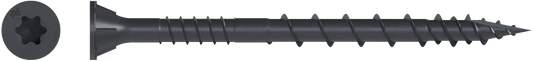 Simpson Strong-Tie DSVBK212R80 Deck-Drive™ DSV WOOD Screw — #10 x 2-1/2 in. T25, Flat Head, Quik Guard®, Black (80-Qty)