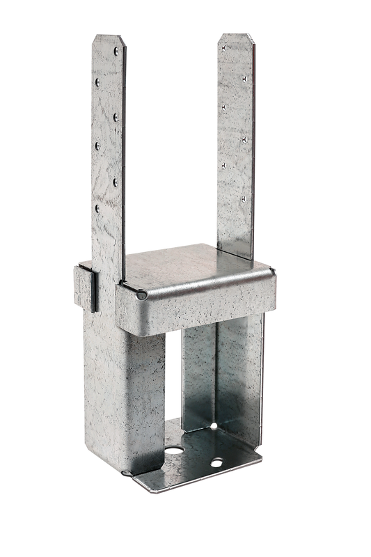 Simpson Strong-Tie PPB44-6Z PPBZ™ Porch Post Base for 4x4 Post and 6 in. Slab (Pack of 8)