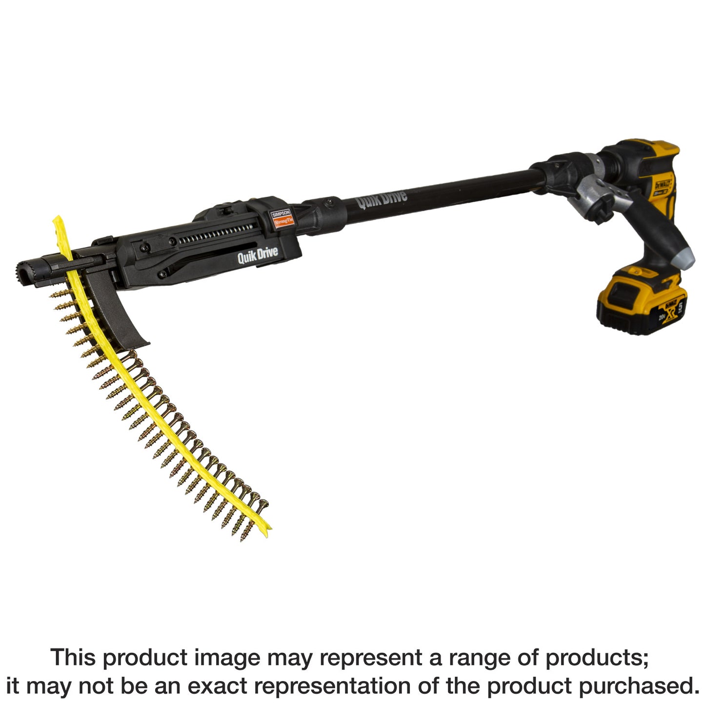 Simpson Strong-Tie PRO200SG2C2K Quik Drive® Cordless PRO200S Multi-Purpose System w/ DeWalt® 2500 RPM Screwdriver Motor (Pack of 60)