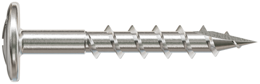 Simpson Strong-Tie S08C125KQC Wire-Lath Modified Truss-Head Screw — #8 x 1-1/4 in., #2 Phillips Head, Type 305 (100-Qty) (Pack of 5)