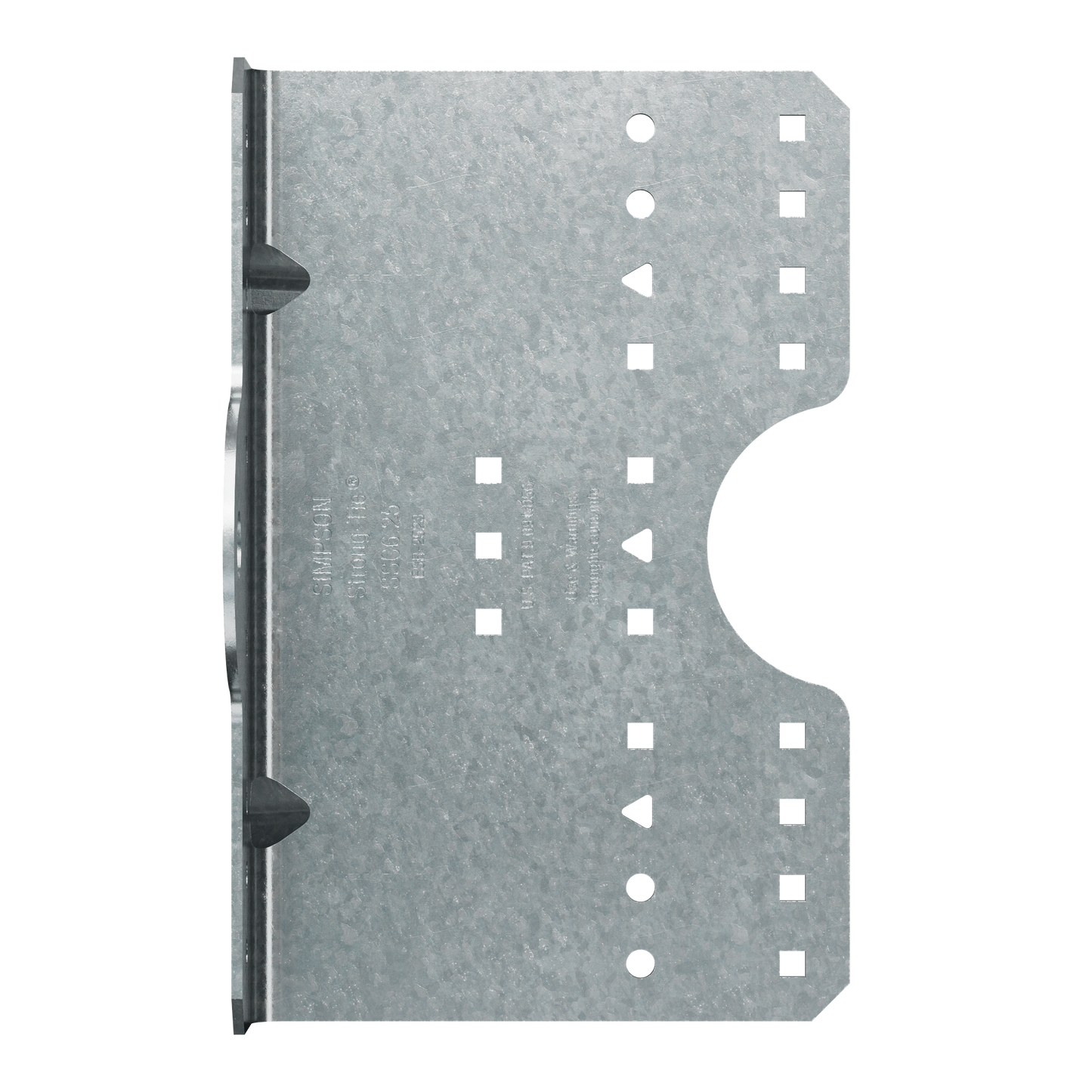 Simpson Strong-Tie SSC6.25-R30 SSC 6-1/4 in. 14-Gauge Galvanized Steel-Stud Clip (30-Qty)