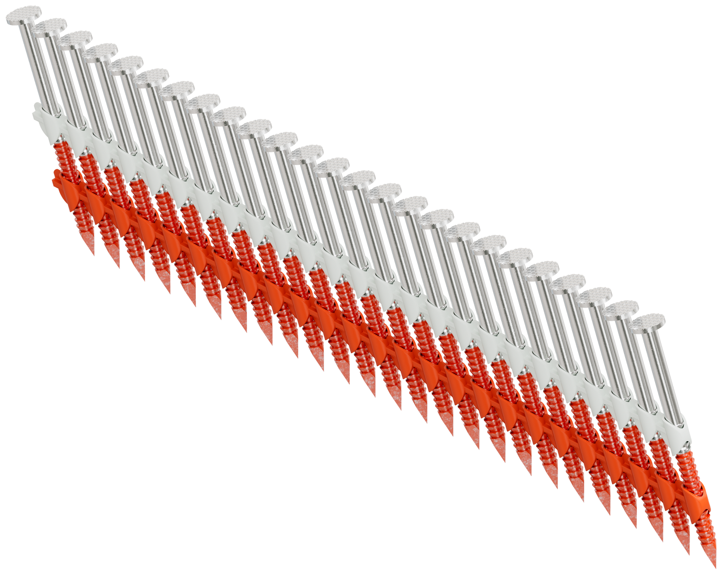 Simpson Strong-Tie S11A200CNB 20°–22° Plastic Strip, Full Round Head, Ring-Shank Nail — 2 in. x 0.120 in. Type 304 (5000-Qty)