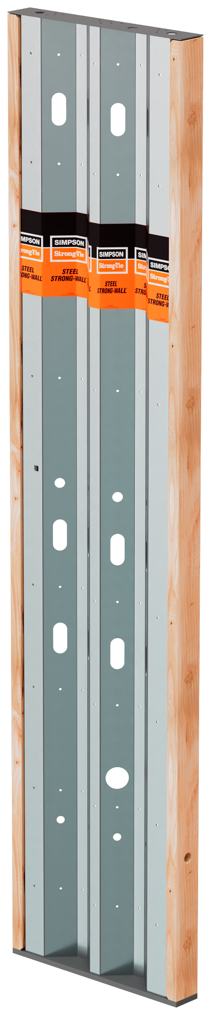 Simpson Strong-Tie SSW24X9 24 in. x Nominal 9 ft. Steel Strong-Wall® Shearwall (Pack of 12)