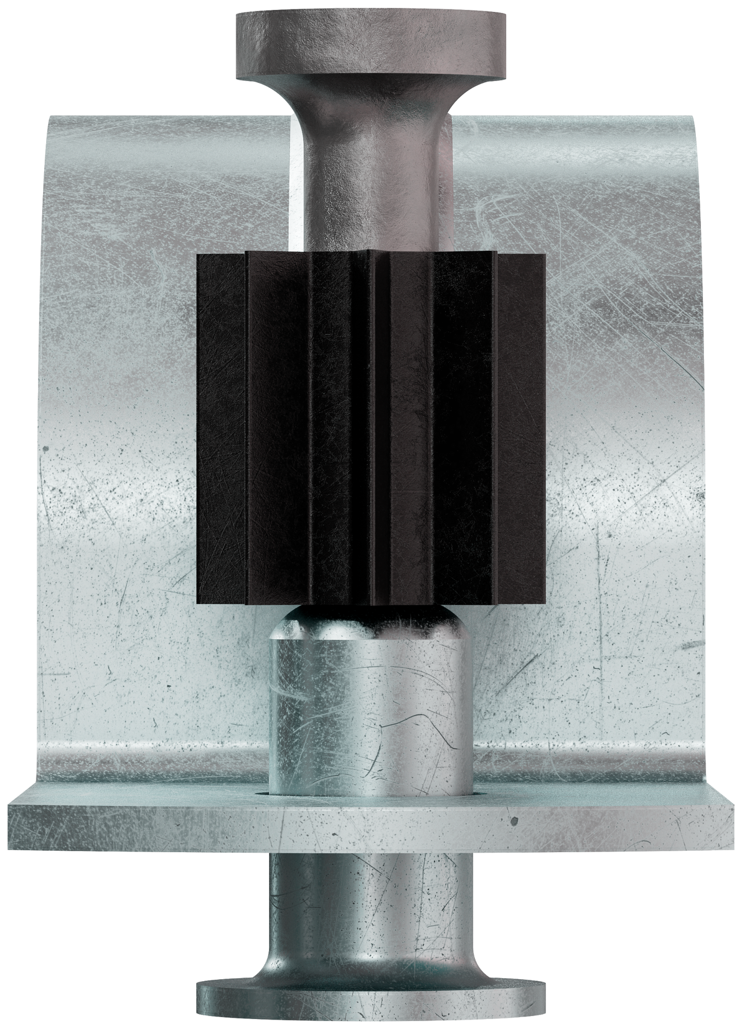 Simpson Strong-Tie PCC75-DP100 PCC Powder-Actuated Conduit Clip 3/4-in. EMT with 1-in. Pin (50-Qty)