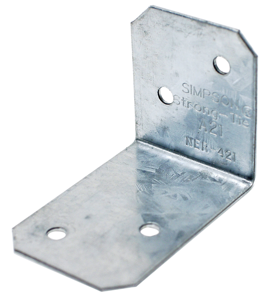 Simpson Strong-Tie A21 2 in. x 1-1/2 in. x 1-3/8 in. Galvanized Angle
