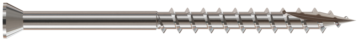 Simpson Strong-Tie S07C225PAK Trim-Head Screw, Square Drive — #7 x 2-1/4 in. #1 SQ, Type 305 (350-Qty) (Pack of 6)