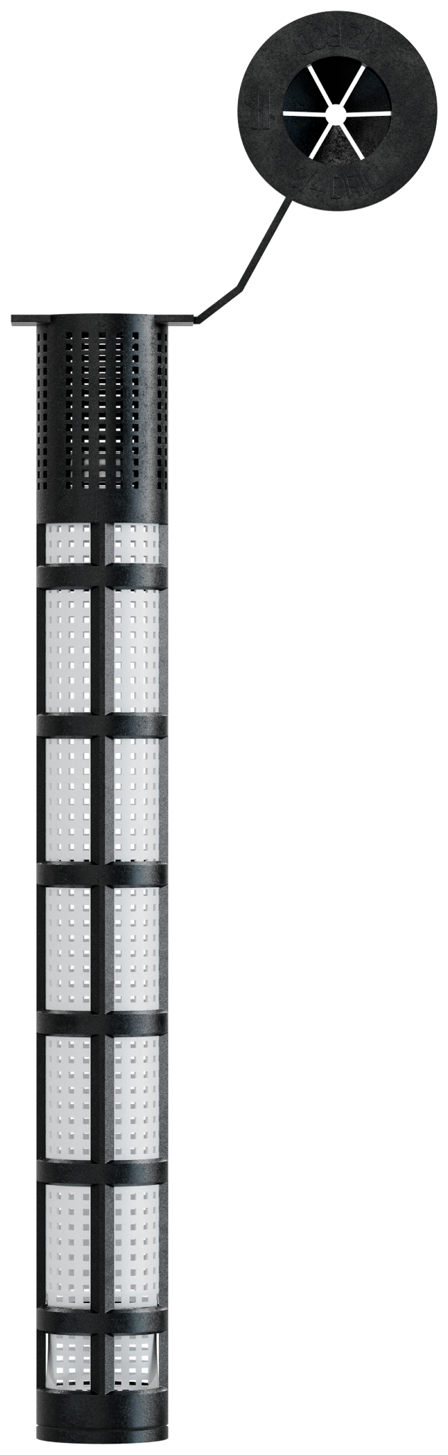 Simpson Strong-Tie AWS506P Opti-Mesh 6 in Acrylic Adhesive Plastic Screen Tube for 1/2 in. Rod for AT-XP (Pack of 100)