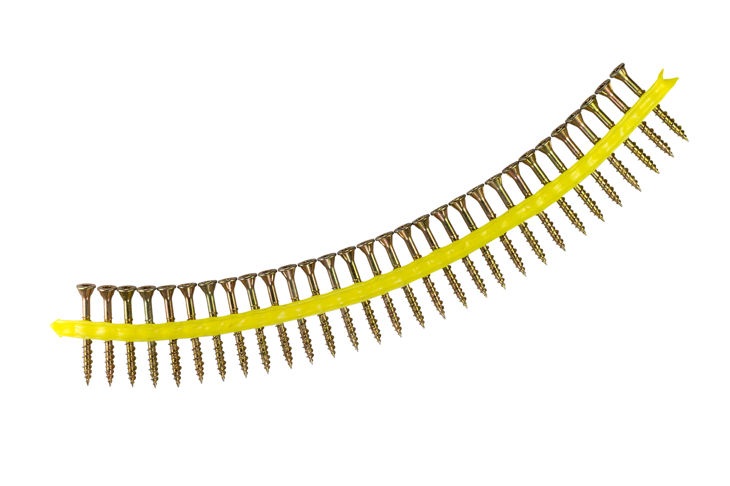 Simpson Strong-Tie HCKWSV2S Strong-Drive® WSV SUBFLOOR Screw (Collated) — #9 x 2 in. T25, Yellow Zinc (1000-Qty)