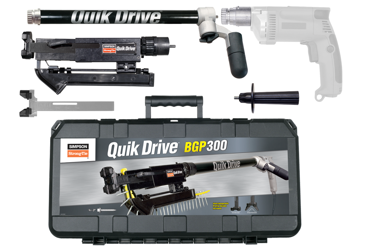 Simpson Strong-Tie QDBGP300G2K Quik Drive® BGP300 Metal Roofing/Siding System (Pack of 60)