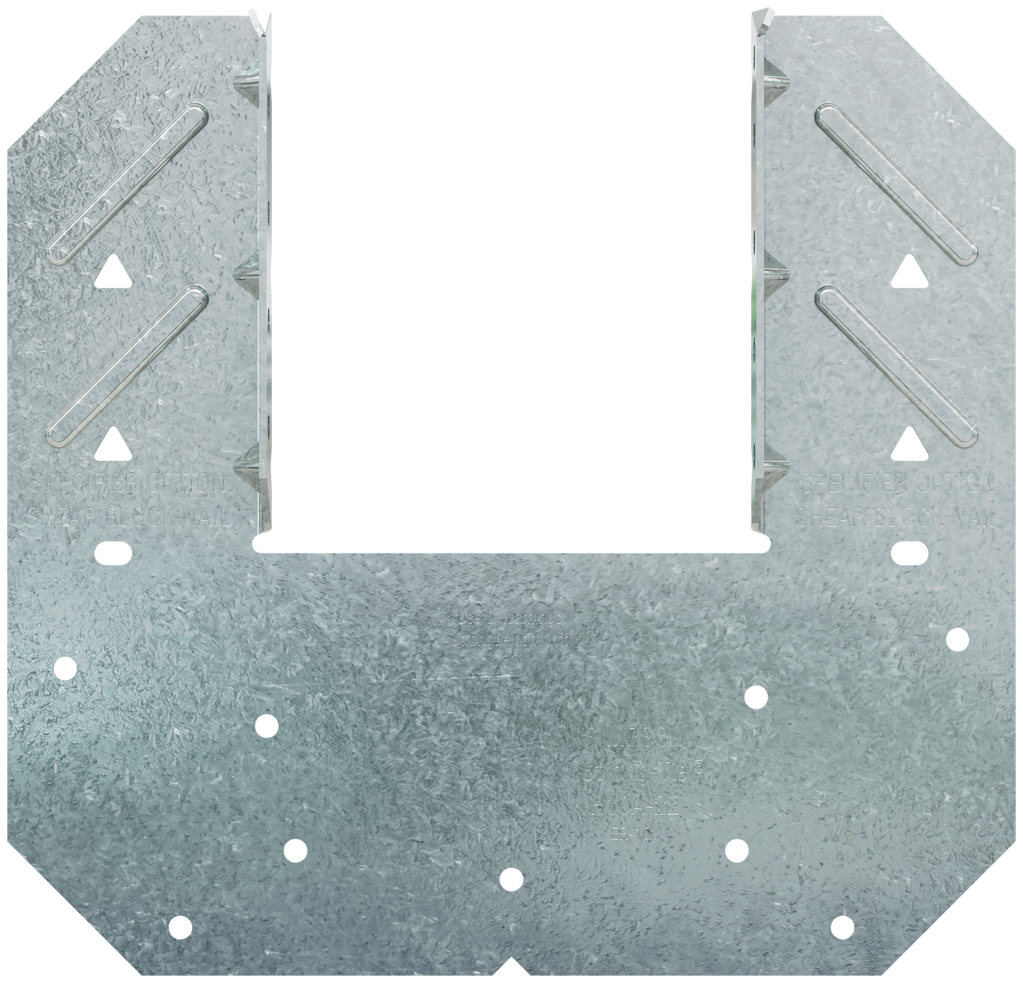 Simpson Strong-Tie H10A-2Z H10A-2 18-Gauge ZMAX® Galvanized Hurricane Tie (Pack of 50)