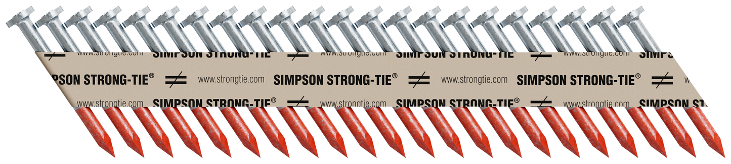 Simpson Strong-Tie N8BRPT4000 Strong-Drive® 33° SCN SMOOTH-SHANK CONNECTOR Nail — 1-1/2 in. x .131 in. Bright (4000-Qty)