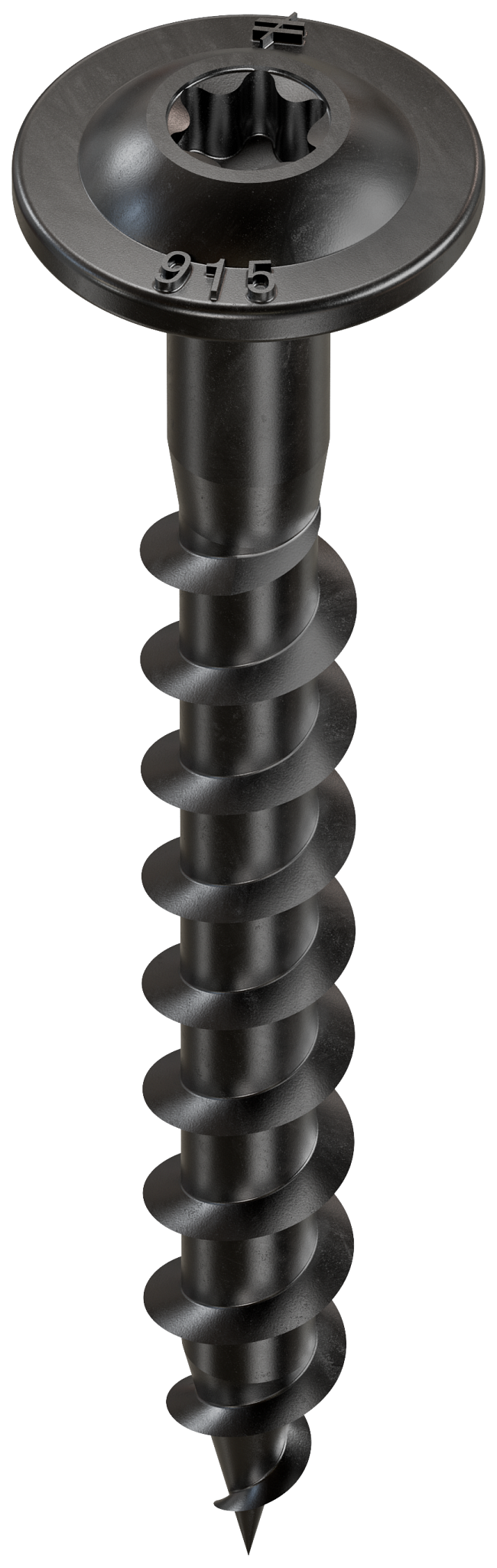Simpson Strong-Tie SD9112WDBBR50 Outdoor Accents® Wafer-Head Connector Screw — #9 x 1-1/2 in. Double-Barrier Coating, Black (50-Qty) (Pack of 1125)