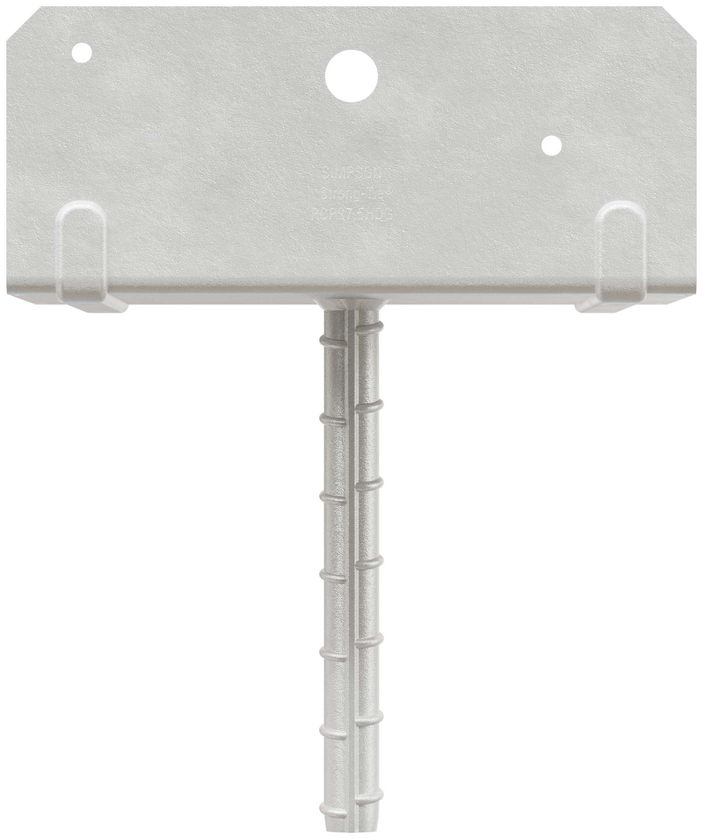 Simpson Strong-Tie RCPS7.5HDG RCPS Hot-Dip Galvanized Rebar Carport Saddle for 8x8