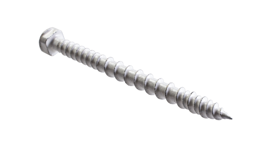 Simpson Strong-Tie TSV214R70WH01 PVC Trim-Board Screw — #8 x 2-1/4 in. T-20 6-Lobe, Exterior-Grade Coating, White (70-Qty) (Pack of 5)
