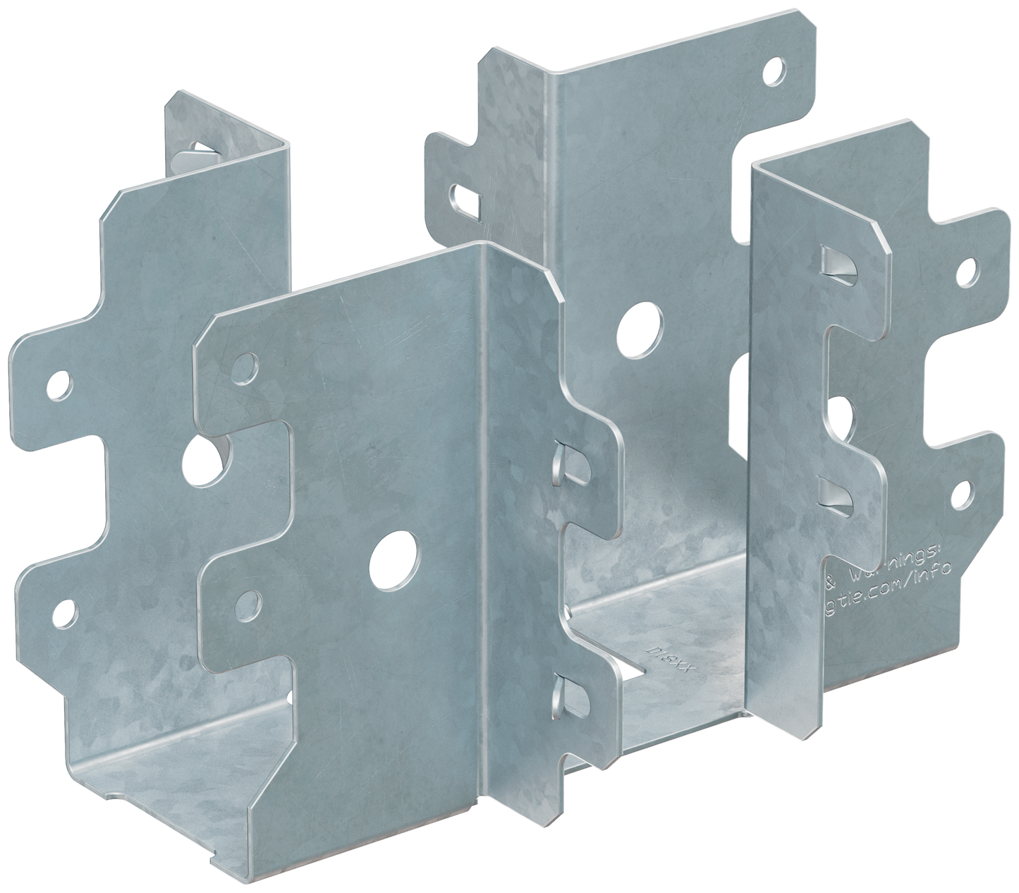 Simpson Strong-Tie PFUD24 PFUD™ 20-Gauge Post-Frame Under-Saddle Hanger for 2x4 Joist and 1-Ply Truss