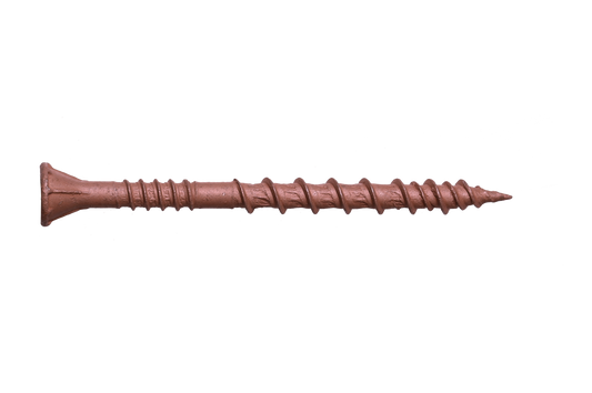 Simpson Strong-Tie DSVR158R5LB Deck-Drive™ DSV WOOD Screw — #8 x 1-5/8 in. T-25, Flat Head, Quik Guard®, Red (5 lb.) (Pack of 300)