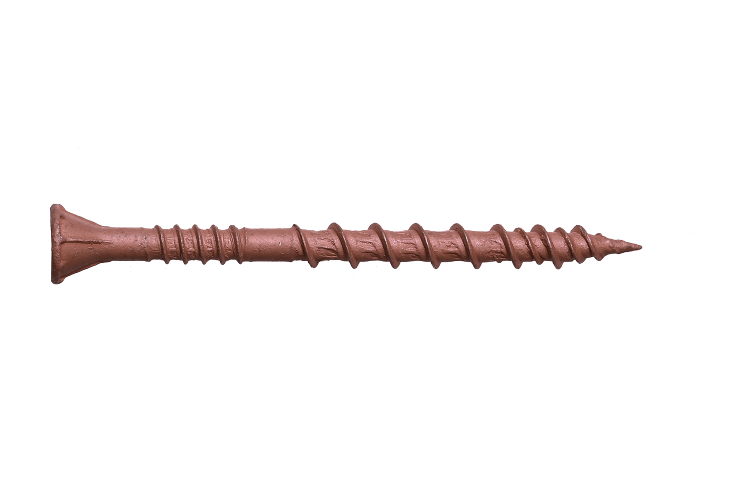 Simpson Strong-Tie DSVR312MB Deck-Drive™ DSV WOOD Screw — #10 x 3-1/2 in. T-25, Flat Head, Quik Guard®, Red (1000-Qty)