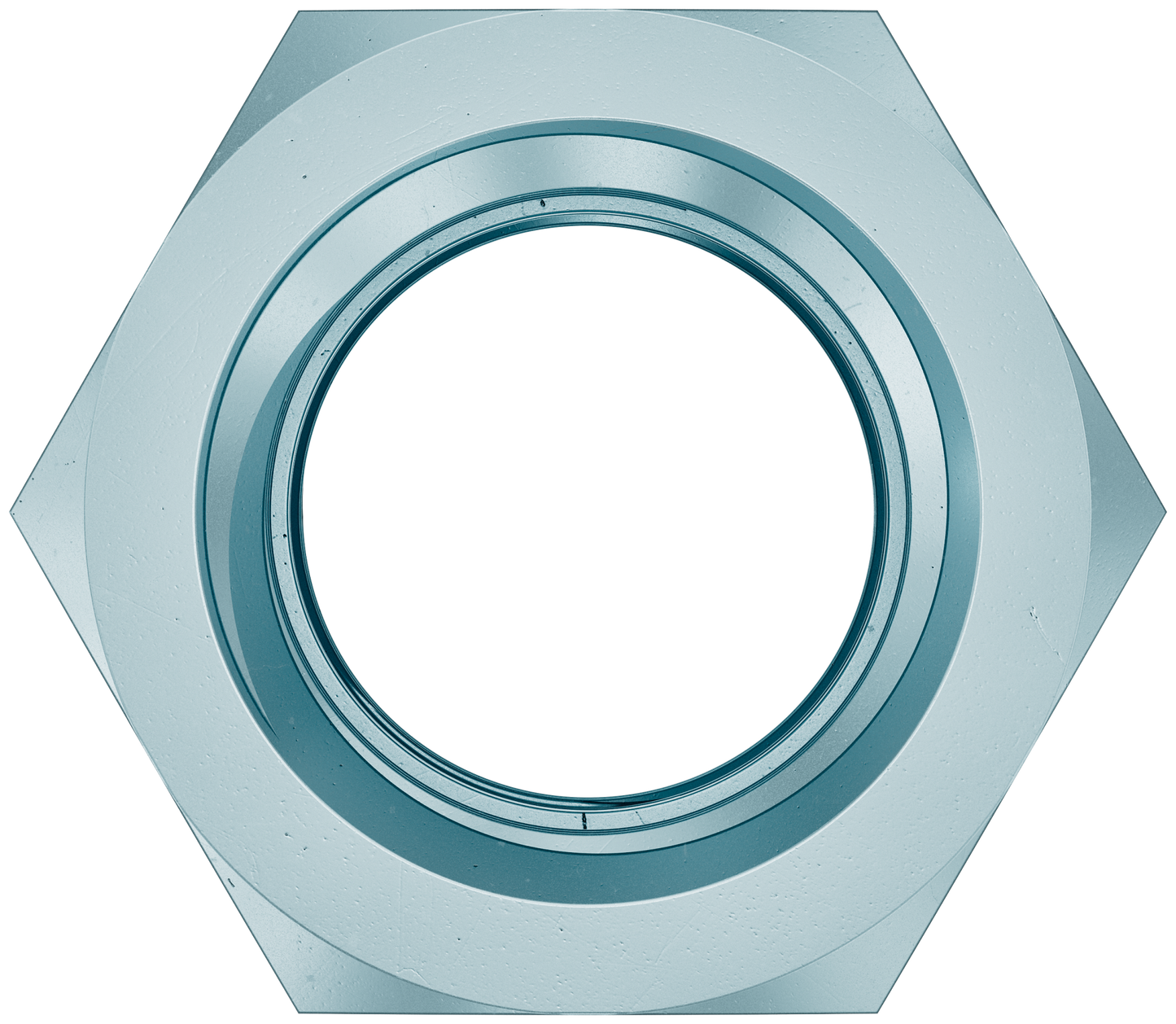 Simpson Strong-Tie CNW5/8-5/8-OST CNW 5/8 in. to 5/8 in. Oversized Thread Coupler Nut with Witness® Hole (Pack of 25)