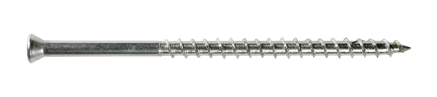 Simpson Strong-Tie S07225FB5 Trim-Head Screw, Square Drive — #7 x 2-1/4 in. #1 SQ, Type 305 (5 lb.) (Pack of 6)