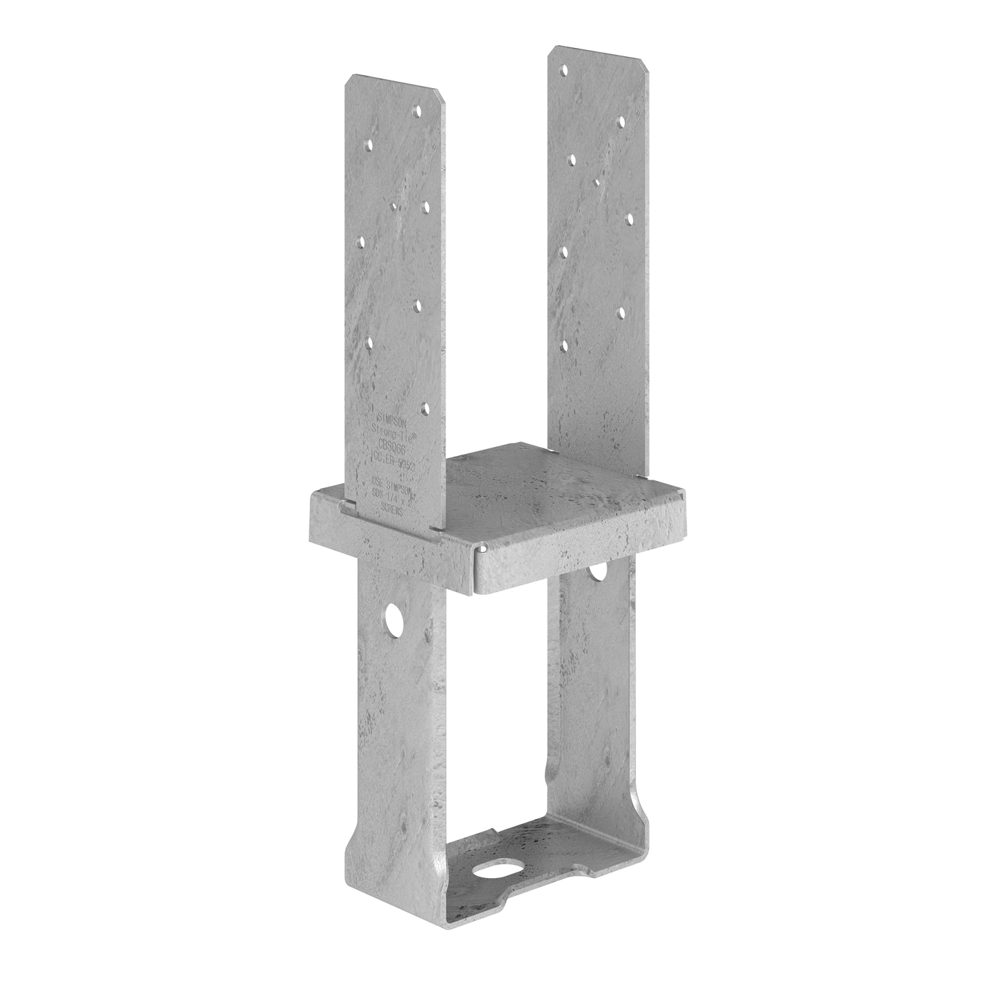 Simpson Strong-Tie CBSQ66-SDS2HDG CBSQ Hot-Dip Galvanized Standoff Column Base for 6x6 with SDS Screws (Pack of 144)