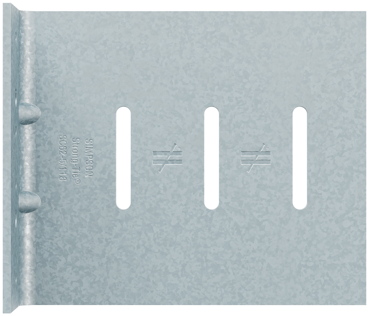 Simpson Strong-Tie SC62-5/118-KT25 SC 6 in. 10 ga. Bypass Framing Slide-Clip Connector w/ Screws (Qty-25) (Pack of 96)