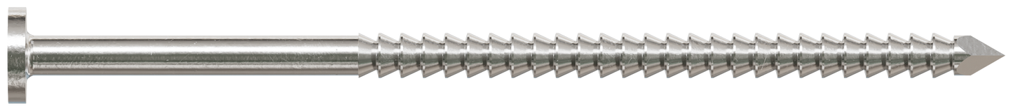 Simpson Strong-Tie T7KR71 Premium Siding Nail — 2-1/4-in. x 7/32-in. Head Dia., Type 316 Stainless Steel (1 lb.) (Pack of 10)