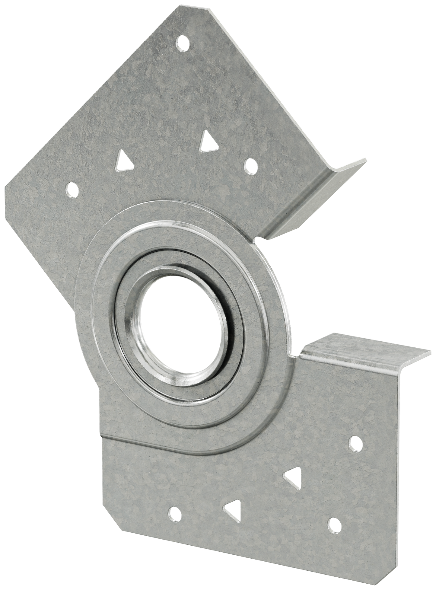 Simpson Strong-Tie MMHC23-R60 MMHC® Hinged Roof Connector for 2x3 Knee Walls (60-Qty) (Pack of 48)