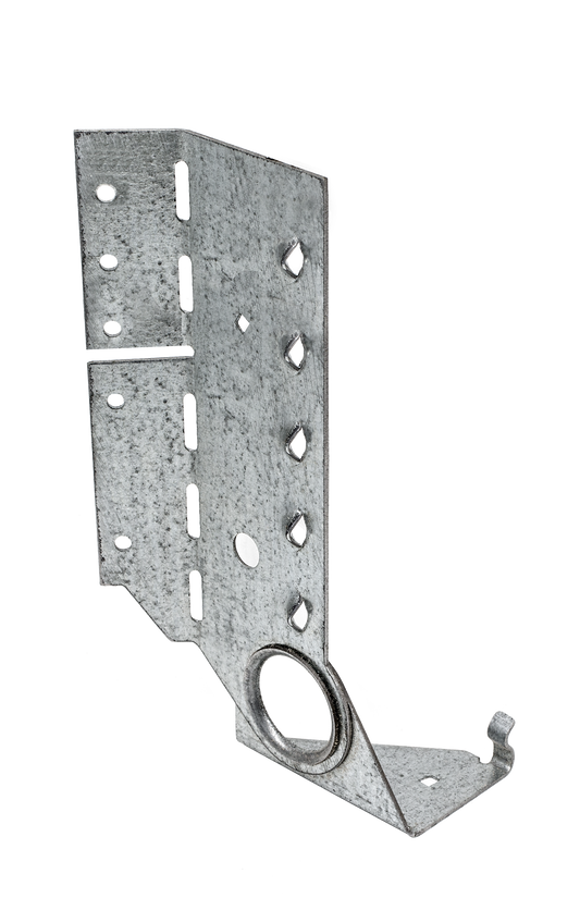 Simpson Strong-Tie LSSJ26LZ LSSJ® ZMAX® Face-Mount Adjustable Light Slopeable/Skewable Jack Hanger for 2x6, Left