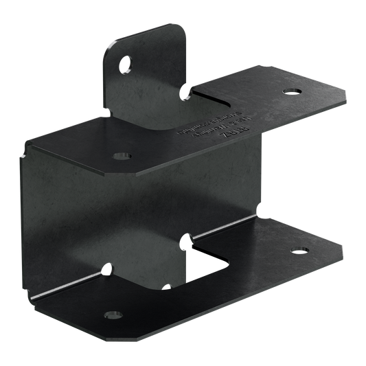 Simpson Strong-Tie APRTR Outdoor Accents® ZMAX®, Black Powder-Coated Rigid Tie® Rail Connector for 2x Joist/Post (Pack of 3500)
