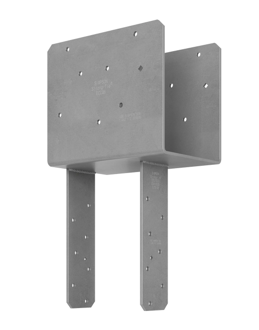 Simpson Strong-Tie ECCQ66SDS2.5 ECCQ™ End Column Cap for 6x Beam, 6x Post, with Strong-Drive® SDS Screws