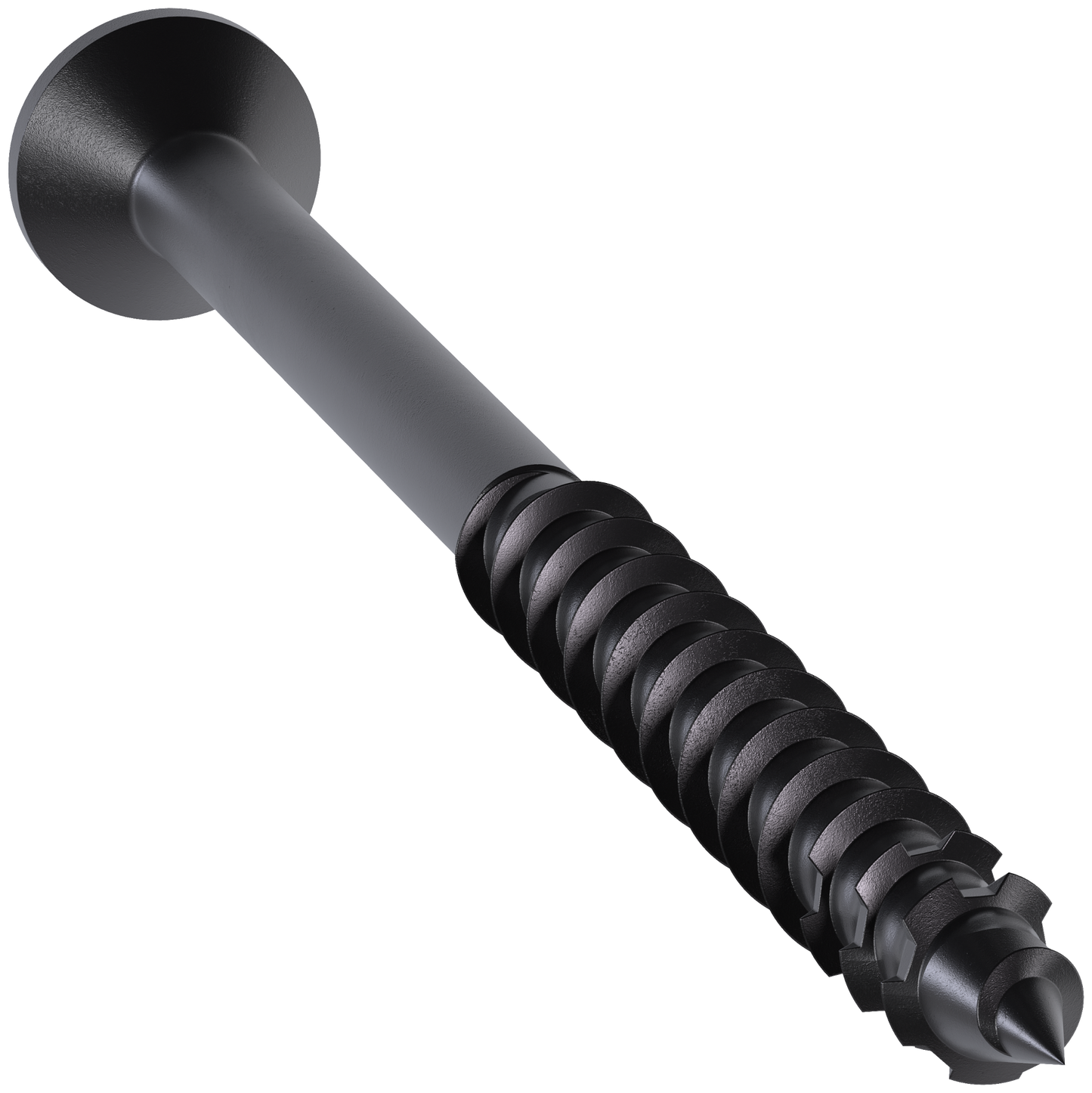 Simpson Strong-Tie TNTBL18314TF Titen Turbo™ — 3/16 in. x 3-1/4 in. 6-Lobe Flat-Head Concrete and Masonry Screw, Black (100-Qty)