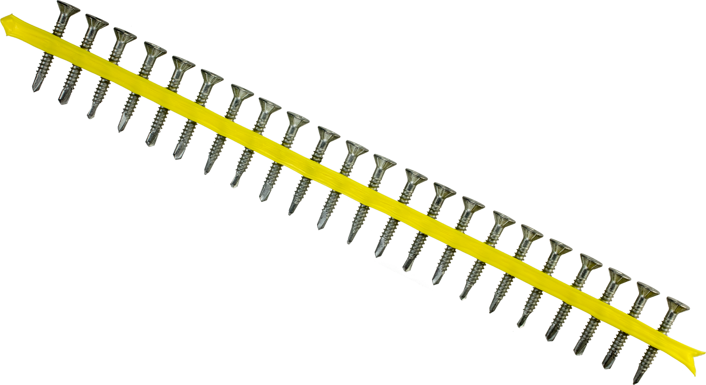 Simpson Strong-Tie SSFHSD112S1016 FHSD Wood-to-CFS Screw (Collated) — #10 x 1-1/2 in. #2SQ, Flat Head, Type 410 (1000-Qty) (Pack of 100)