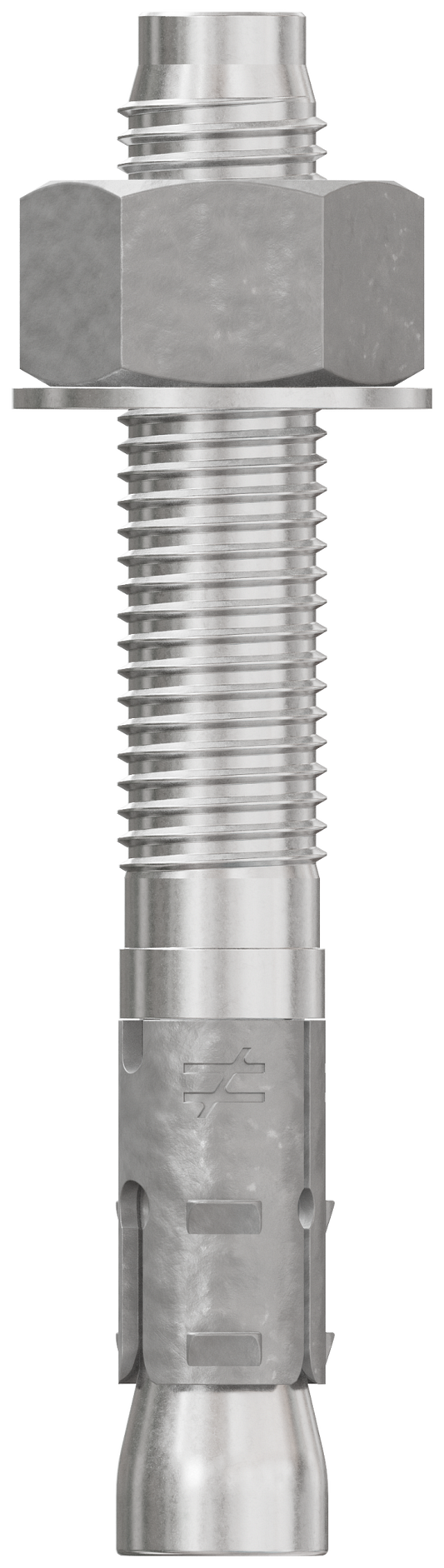 Simpson Strong-Tie STB2-75512S6F10 Strong-Bolt® 2 — 3/4 in. x 5-1/2 in. Type 316 Stainless-Steel Wedge Anchor, Fully Assembled (10-Qty) (Pack of 2)